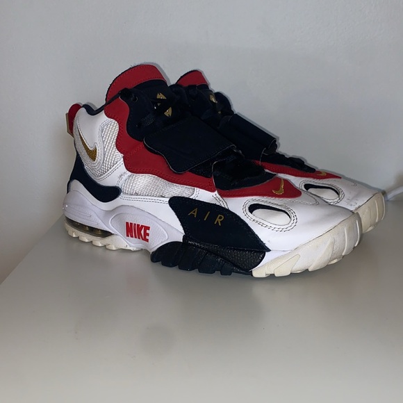 Men’s Size 9 - Nike Air Max Speed Turf 49ers 2017, Red Gold White and Black - Picture 2 of 12